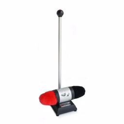SPT Professional Shoe Buffer with 100% Lamb Wool Dual Buffers and 31 in. Stand-Up Operation thumbnail 1