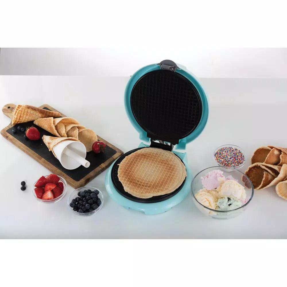 Brentwood Appliances TS-1405BL Waffle Cone Maker, 750W, Blue