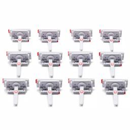 Safety 1st Adhesive Cabinet and Drawer Latches, Child Safety Locks (12-Pack), White thumbnail 1