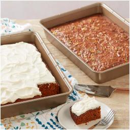 Wilton 9 x 13 in. Ceramic-Coated Non-Stick Oblong Cake Pan Set, 2-Piece thumbnail 2