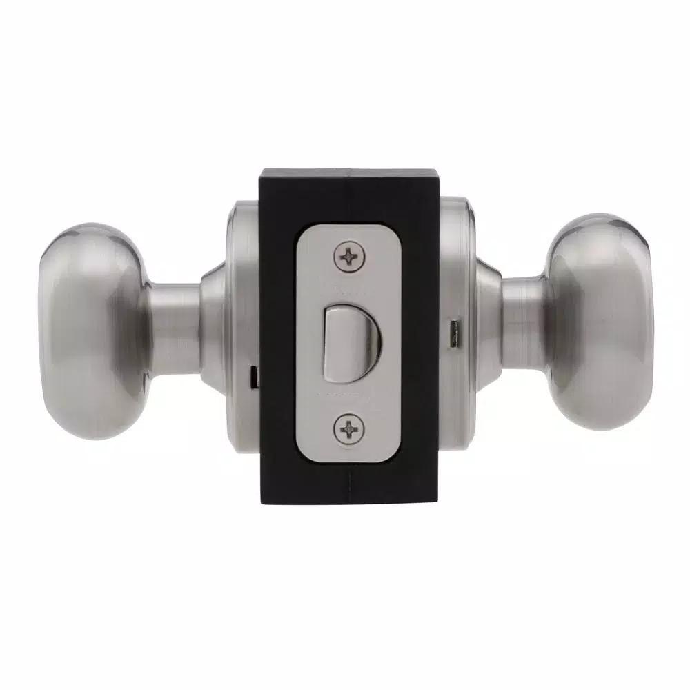 Weslock Savannah Satin Nickel Passage Door Knob for Hallway and Closet