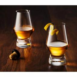 JoyJolt Halo 7.8 oz. Crystal Whiskey Glasses, Set of 4 thumbnail 4