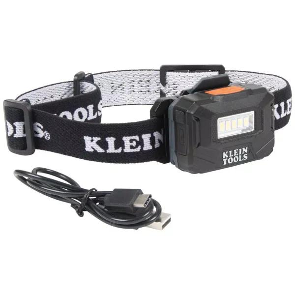 Klein Tools Rechargeable Light Array LED Headlamp with Fabric Strap