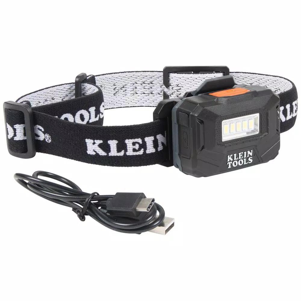 Klein Tools Rechargeable Light Array LED Headlamp with Fabric Strap