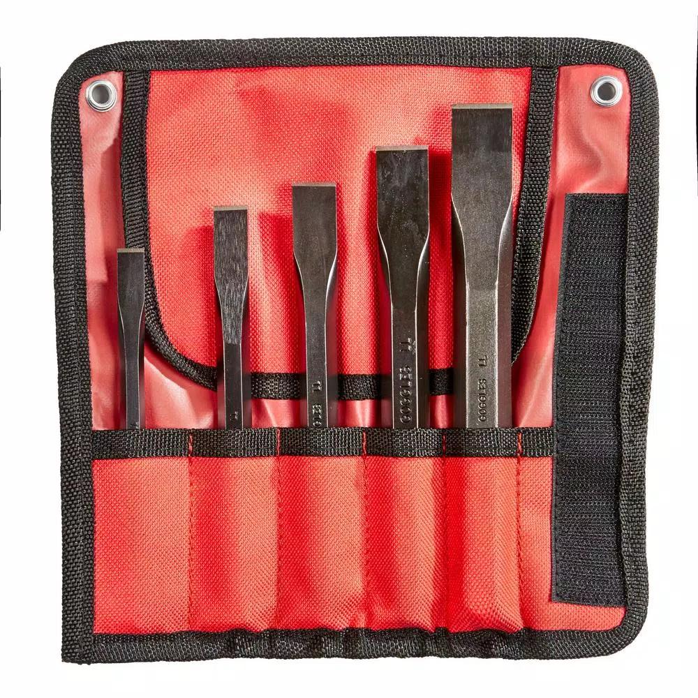 GearWrench 5-Piece Tool Steel Cold Chisel Set