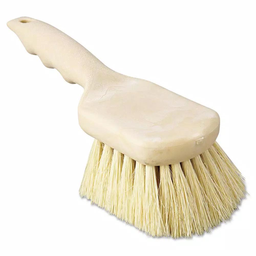 ProLine 8.5 in. Tampico Bristle Utility Brush with Ergonomic Tan Handle