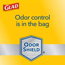 Glad ForceFlex 13 Gallon Tall Kitchen Drawstring Trash Bags, OdorShield, 110 Count thumbnail 3