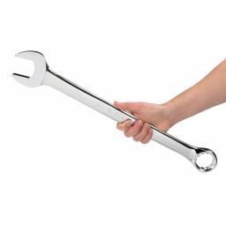 TEKTON 45 mm Combination Wrench, 12-Point Box End, Chrome Vanadium Steel thumbnail 5