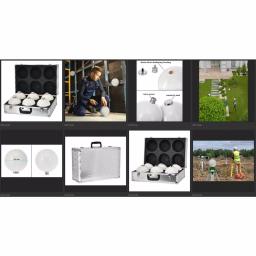 AdirPro 5.7 in. Laser Point Cloud Scan Reference Target Sphere with Magnetic Base (6-Pack) thumbnail 6