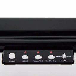 Nesco VS-02 Black Food Vacuum Sealer with Built-in Bag Cutter and Roll Storage thumbnail 2