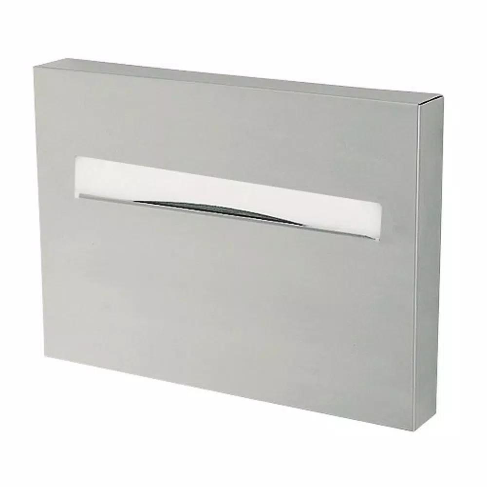 Unbranded Silver Stainless Steel Toilet Seat Cover Dispenser, 500 Capacity