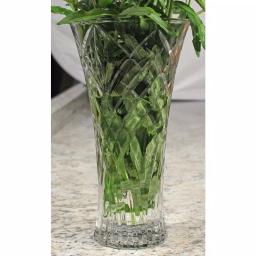 Lorren Home Trends RCR Melodia 12 in. Clear Cut Crystal Vase, Made in Italy thumbnail 2