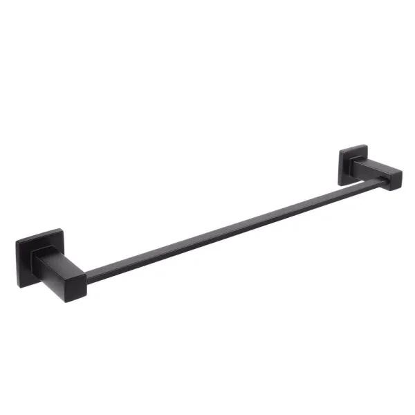 Glacier Bay Farrington 18 in. Single Towel Bar, Matte Black