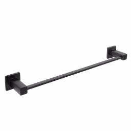 Glacier Bay Farrington 18 in. Single Towel Bar, Matte Black thumbnail 1