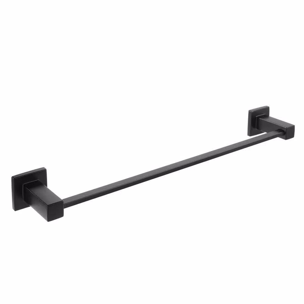 Glacier Bay Farrington 18 in. Single Towel Bar, Matte Black