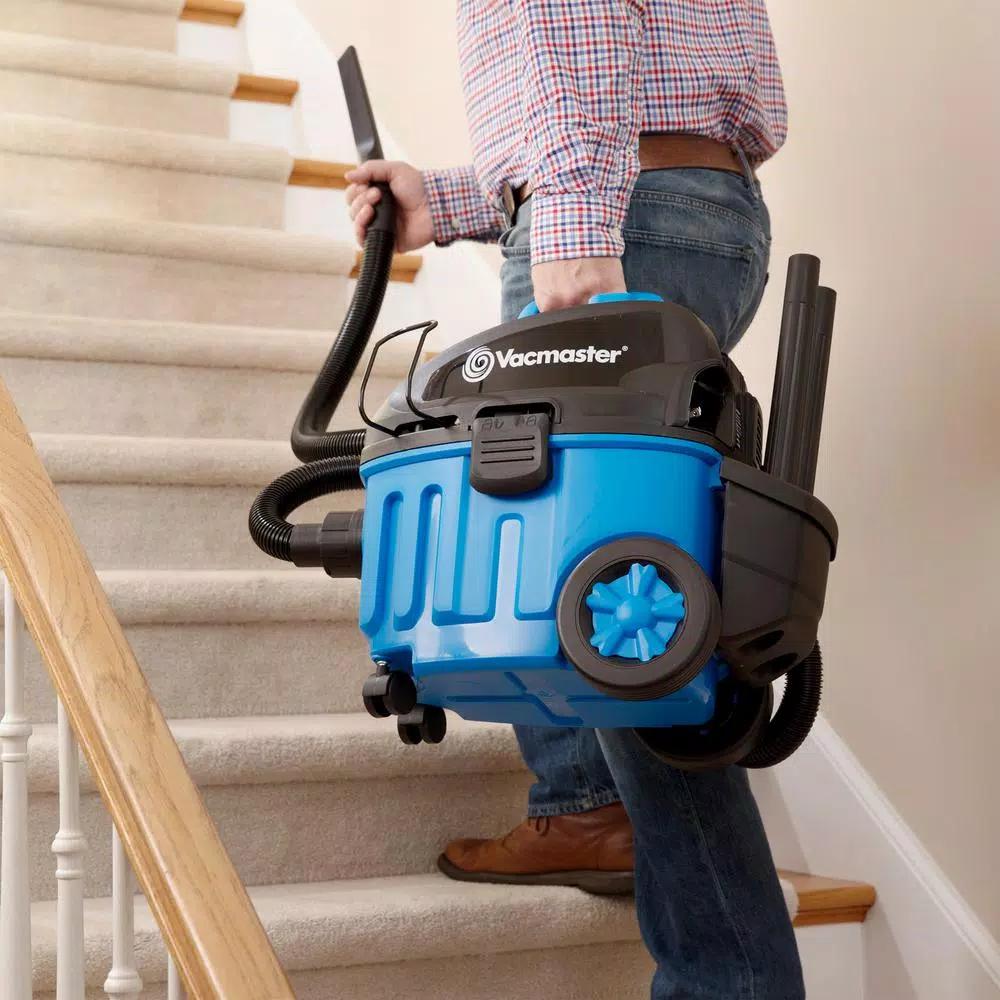 Vacmaster VF409 4 Gal. Wet/Dry Vacuum, 5 Peak HP, Quiet 72 dB Operation