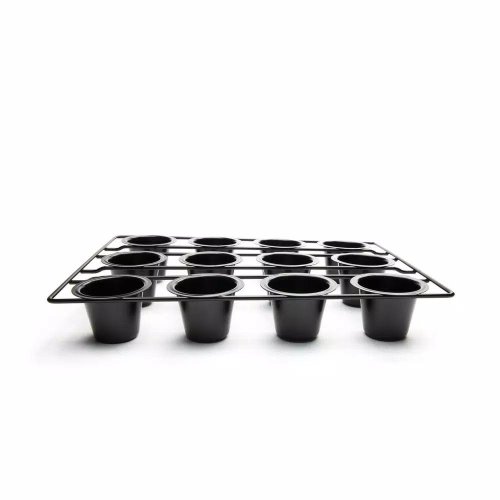 Fox Run Non-Stick Mini Popover Pan, 12-Cup Carbon Steel Bakeware