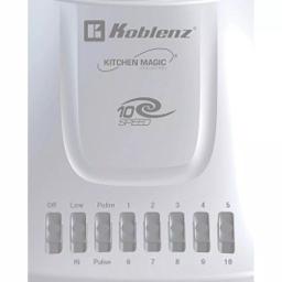 Koblenz Kitchen Magic Collection 55 oz. 10-Speed Blender with Pulse, White thumbnail 2