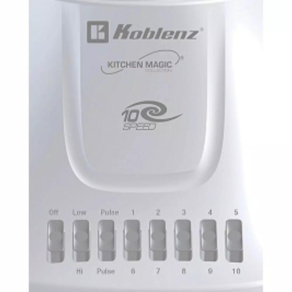 Koblenz Kitchen Magic Collection 55 oz. 10-Speed Blender with Pulse, White