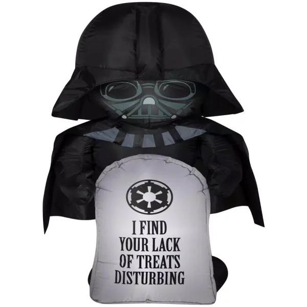 Gemmy Star Wars Airblown Inflatables 3.5 ft. Darth Vader with Tombstone Halloween Decoration