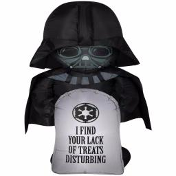Gemmy Star Wars Airblown Inflatables 3.5 ft. Darth Vader with Tombstone Halloween Decoration thumbnail 1