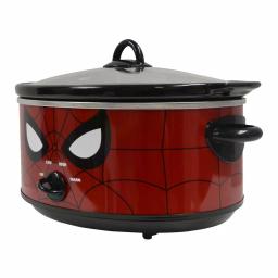 Uncanny Brands Marvel Spider-Man 7-Quart Slow Cooker, Red with Wraparound Superhero Art thumbnail 4