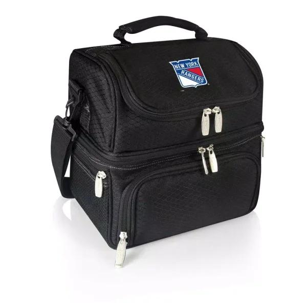 Picnic Time Pranzo New York Rangers Black Insulated Lunch Bag & Picnic Tote Set
