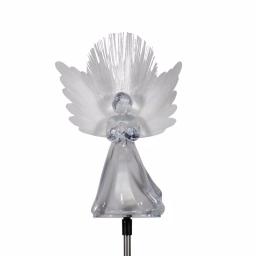 Alpine Corporation Solar Angel Garden Stakes with Fiber Optic Wings, Set of 2 thumbnail 1