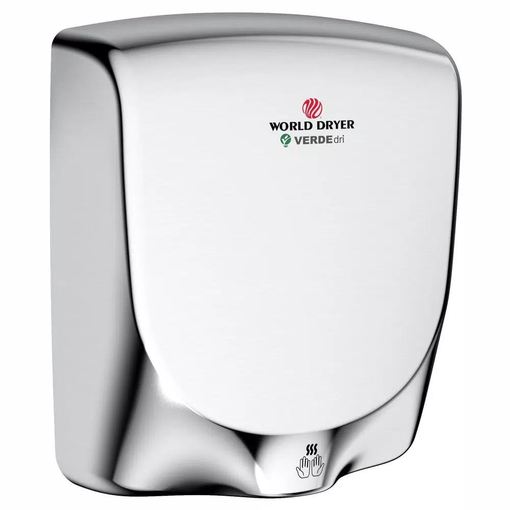 World Dryer VERDEdri V2 High-Speed Electric Hand Dryer - Polished Stainless Steel