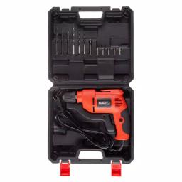 Stalwart 3.2 Amp 3/8 in. Corded Electric Power Drill Kit with Carrying Case thumbnail 2