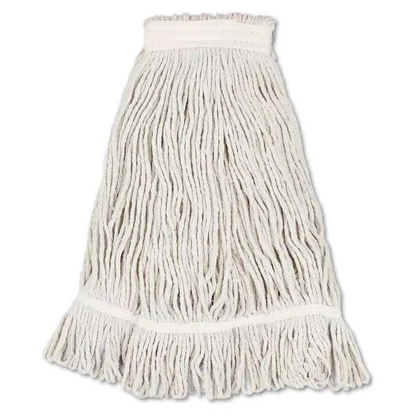 Boardwalk No. 32 Cotton Loop Web/Tailband Wet Mop Head, White (12-Pack)