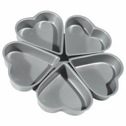 Fox Run Preferred Non-Stick Linked Heart Cake Pan, Carbon Steel thumbnail 1