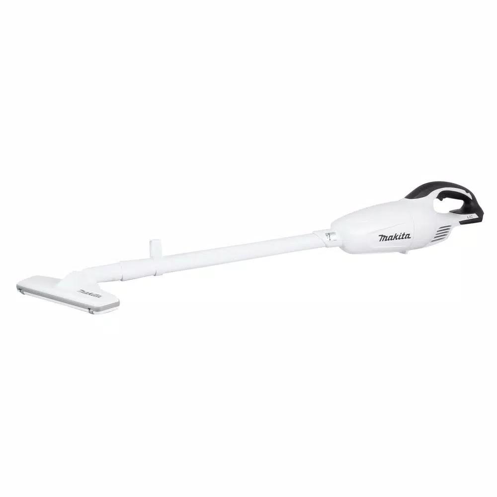 Makita 18V LXT Lithium-Ion Compact Cordless Vacuum with White Cyclonic Attachment (Tool-Only)