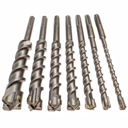 Kateya 7-Piece Carbide Tipped SDS MAX Masonry Drill Bit Set for Concrete, Brick, and Stone thumbnail 3