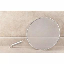 ExcelSteel 13 in. Stainless Steel Fine Mesh Splatter Screen with Solid Stay-Cool Handle thumbnail 6