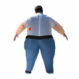 ALEKO's Inflatable Pot Belly Personal Trainer Adult Halloween Costume - Unisex One Size thumbnail 5