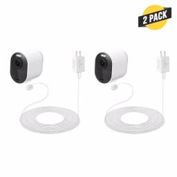 Wasserstein 25ft Magnetic Charging Cable & Quick Charge Adapter for Arlo Ultra 2, Pro 4, Pro 3 & Floodlight (2-Pack) thumbnail 1