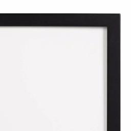 DesignOvation Gallery 13 x 16 in. Black Wood Picture Frame with White Mat for 8 x 10 in. Photos thumbnail 3