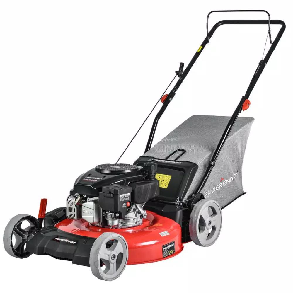 PowerSmart Power Smart 21 in. 3-in-1 170cc Gas Walk Behind Push Lawn Mower
