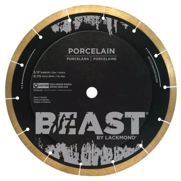 Beast The Beast 12 in. Reinforced Hub Hard Porcelain Wet Saw Blade