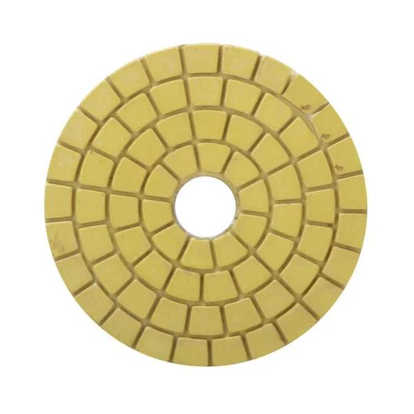 Rubi 4 in. White Resin Wet Polishing Pad, 3000 Grit Final Buff