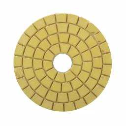 Rubi 4 in. White Resin Wet Polishing Pad, 3000 Grit Final Buff thumbnail 1