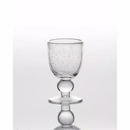 Abigails St. Remy Bubble Water Glass Set, Clear Mouth-Blown Glass, 10 oz (Set of 4) thumbnail 3