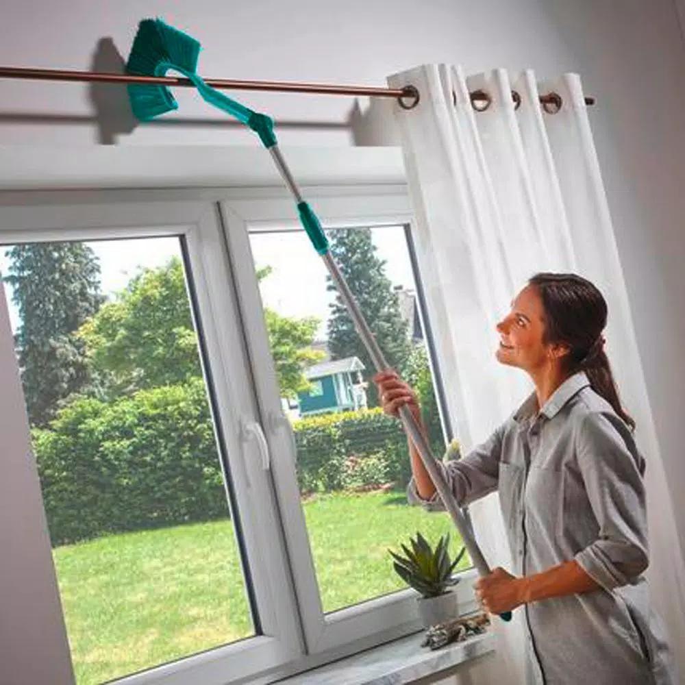Unbranded Leifheit Click System 13 in. Stiff Bristled Microfiber Duster Head Attachment