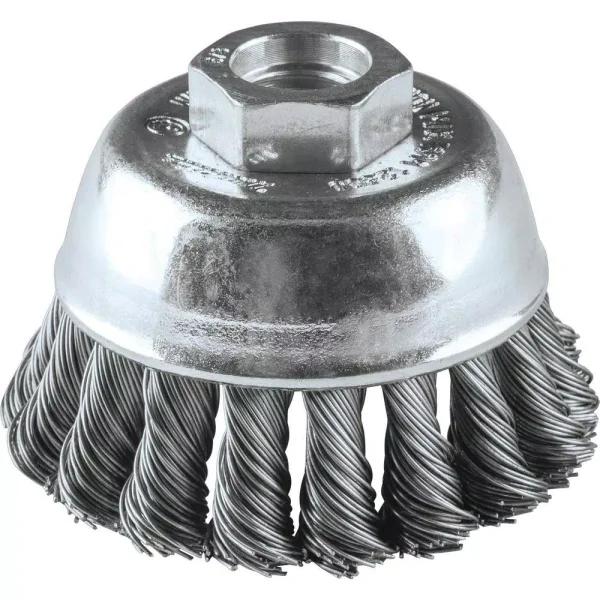Makita 2-3/4 in. Stainless Steel Knot Wire Cup Brush for Angle Grinders