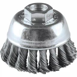 Makita 2-3/4 in. Stainless Steel Knot Wire Cup Brush for Angle Grinders thumbnail 1