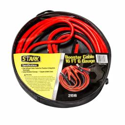 Stark 16 ft. 6-Gauge Heavy-Duty Battery Booster Jumper Cables, 600 Amp thumbnail 5