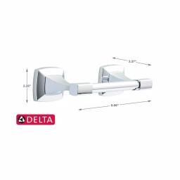 Delta Portwood 4-Piece Polished Chrome Bath Accessory Set with 24 in. Towel Bar thumbnail 7