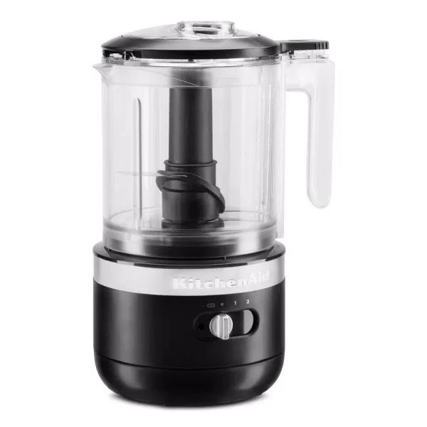 KitchenAid Cordless 5-Cup Food Chopper, Black Matte