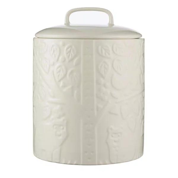 Mason Cash In the Forest Ceramic Sugar Jar, 90 fl oz, Cream